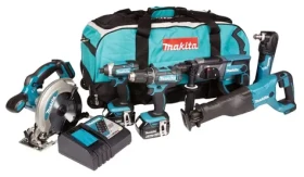 Makita DLX6038T / Sada aku nářadí: DDF482 DTD152 DJR186 DSS610 DTM51 DHR202 / 18V / Li-ion / 3x 5.0 Ah (DLX6038T)
