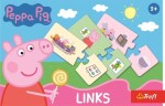 Puzzle Links Prasátko Peppa/2x14 dílků