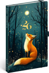 NOTIQUE Planbook diář/notes Liška 2026, 13 x 21 cm