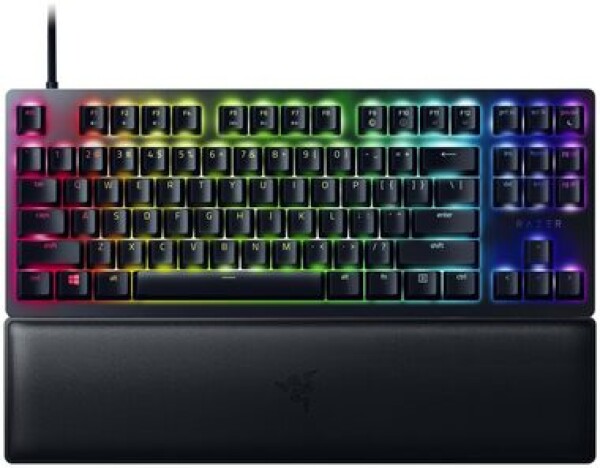 Razer Huntsman V2 Tenkeyless Red Switch US černá / Herní klávesnice / mechanická / Razer linear optical red / USB / US (RZ03-03941700-R3M1)