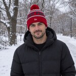 New Era Pánská zimní čepice Florida Panthers NHL Pom Wordmark