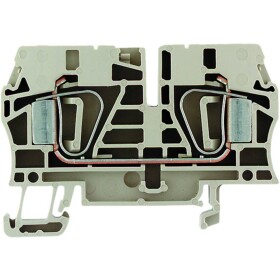 Weidmüller 1791190000 řadová svorka průchodky pružinová svorka Tmavě béžová 20 ks