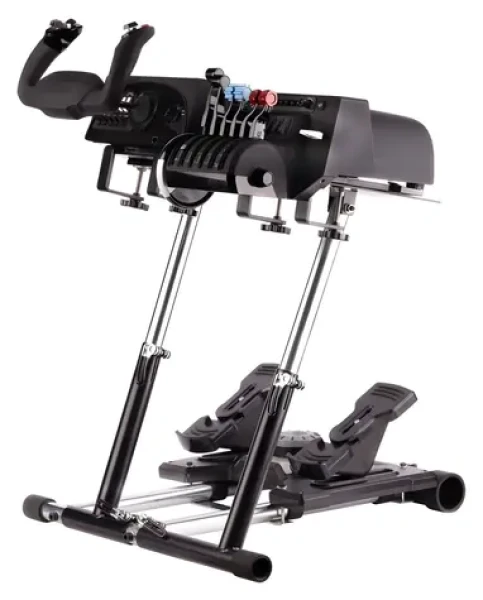 Wheel Stand Pro DELUXE V2 pro Honeycomb Yoke Throttle / Stojan na herní ovladač / Nastavitelný sklon 360°