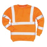 Mikina HI-VIS B303 pánská reflexní oranžová 4XL oranžová