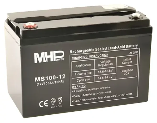 MHPower MS100-12 / Baterie / VRLA AGM / 12V/100Ah (MS100-12)