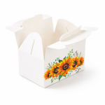 Cake star Výslužková krabice s rukojetí Yellow 13x9x7cm