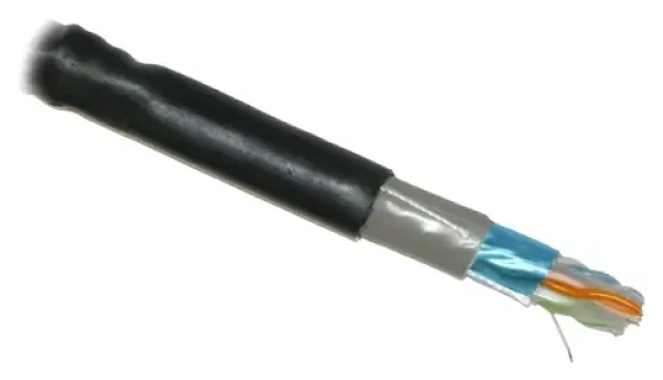 Planet Elite FTP kabel Cat6 venkovní / FTP kabel / drát / 4 páry / PE+PVC dvouplášť / -40 až +70 °C (KAB-FTP6-D-PVCPE-P-0,5-M)