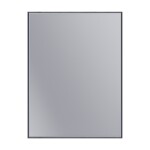 Erga Rectangle, obdélníkové zrcadlo 60x80 cm, černý rám, ERG-V01-RECTAGLE-6080-BK