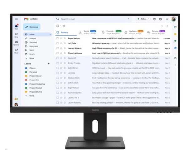 LENOVO LCD E27-40 - 27",IPS,16:9,1920x1080,100Hz,300cd/m2,1500:1,4ms(GtG),VGA,DP,HDMI,Pivot,repro EDF_805757