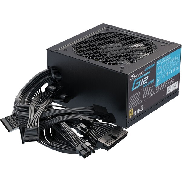 Seasonic G12-GC-550 / zdroj 550 W / ATX / Aktivní PFC / 120mm ventilátor / 80PLUS Gold (G12-GC-550)