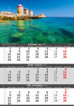 Nástěnný kalendář Helma 2024 - Tříměsíční - Pobřeží