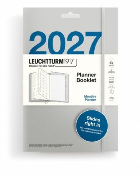 Měsíční plánovač Booklet 2027, Composition B5, anglicky