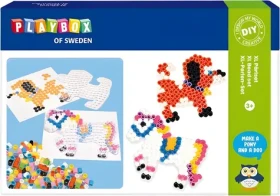 PLAYBOX Zažehlovací korálky Koník a pejsek XL