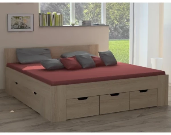 Postel Astral 160x200 cm, dub sonoma