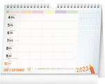 Školní plánovací kalendář s háčkem 2024, 30 × 21 cm