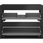 MEXEN - Box-A skříňka pro umyvadlo 60, 2 zásuvky, černá mat 91AX0-0600-470-2-71