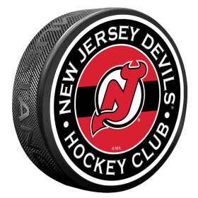 Mustang Puk New Jersey Devils NHL Stripe Design