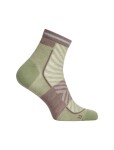 Pánské merino ponožky ICEBREAKER Mens Run+ Ultralight Mini, Lichen/Porcini velikost: 39-41,5 (S)