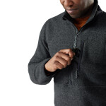 Pánská merino mikina SMARTWOOL Men's Second Cut Fleece 1/2 Zip, Charcoal velikost: XL