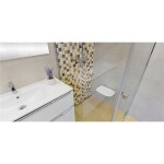 MEREO - Sedátko do sprchy, duroplast, bílé CSS121
