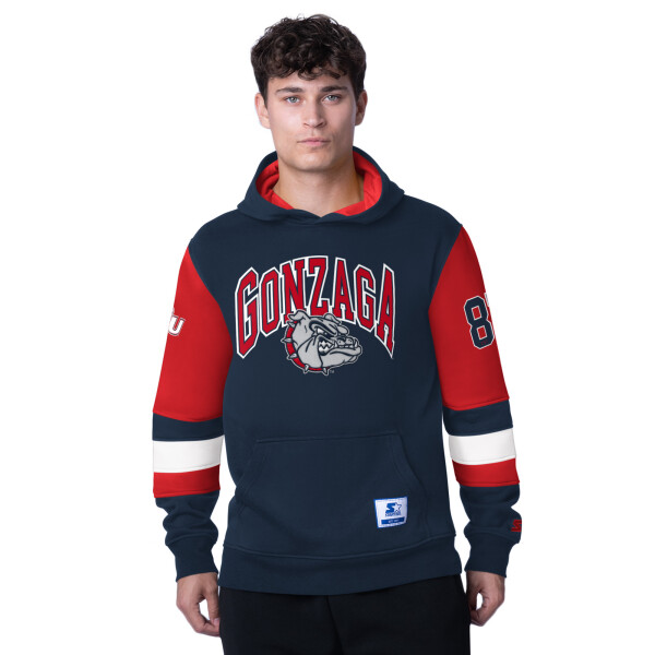 Starter Pánská mikina Gonzaga Bulldogs NCAA End Zone Fleece Hoodie Velikost: XL