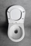 Bruckner - FULDA závěsná WC mísa, Vortex Rimless, 36x52,5cm, bílá 201.408.4