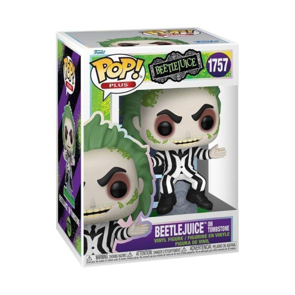 Funko POP Plus: Beetlejuice - Beetlejuice on Tombstone #1757