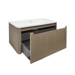 Koupelnová skříňka s umyvadlem Naturel Austen 79x47,5x45 cm light pine mat AUSTEN80LP AUSTEN80LP