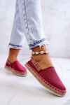 Dámské espadrilky Slip-on Big Star - tmavě růžové Velikost: 37