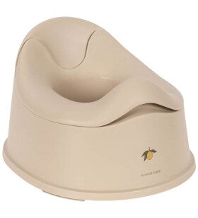 Konges Sløjd Dětský nočník My first Potty lemon, béžová barva, plast