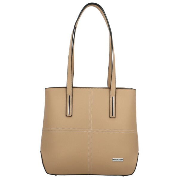 Moderní dámská kabelka na rameno Delami Glimmer, béžová