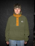 Mikina ARMADA Kenlem Fleece Popover olive velikost L