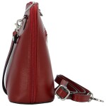 Luxusní dámská kožená crossbody kabelka Miara, červená