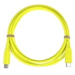 PremiumCord silikonový USB-C - USB-C žlutá / Kabel / 60W / PD / 480 Mbps / 1,5 m (ku31sa15y)