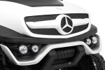 Mamido Dětské elektrické auto Buggy 4x4 Mercedes-Benz Unimog bílé