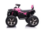 Mamido Dětská elektrická čtyřkolka ATV Power 12V 14Ah 4x4 růžová