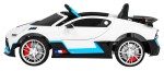 Mamido Dětské elektrické autíčko Bugatti Divo bílé