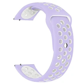 Beline Sport Silicone fialovo-bílý / Řemínek pro smartwatch / 20mm / silikon