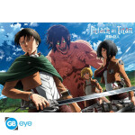 Attack on Titan Plakát Maxi - Ready to fight! 91,5 x 61 cm