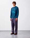 Tričko Service Works L O V E Long Sleeve Tee Midnight