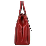 Luxusní dámská kožená kabelka do ruky Katana Faria, vínová