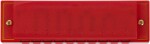 Hohner Translucent Harp C, red, hardcase