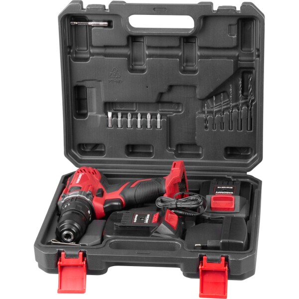 AKU vrtačka s příklepem, 20V, 40Nm, sada 2 bat. v kufru, BRUSHLESS, ShareSYS, WORCRAFT CHD-S20LiWB