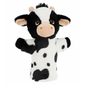 Keel Toys Keeleco Kráva eko plyšový maňásek na ruku