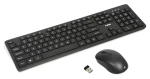 IBOX Workstation Pro Kit černá / Bezdrátová klávesnice a myš / 2,4 GHz / 800-1600 DPI / US layout (IKM5010W)
