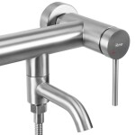 REA - Vanová nástěnná baterie Clif - matná Brush Nickel REA-B6874