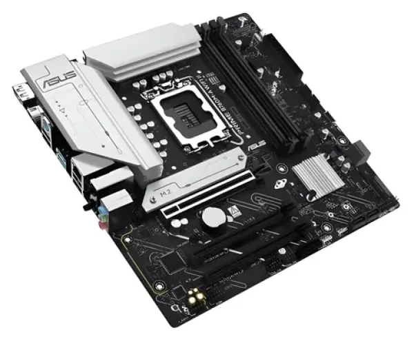 ASUS PRIME B760M-A WIFI II / Základní deska / B760 / LGA 1700 / 4x DDR5 / 3x PCIEx16 / 2.5GLAN / Wi-Fi 6E / mATX (90MB1NF0-M0EAY0)