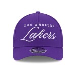 New Era Pánská kšiltovka Los Angeles Lakers NBA 2025 Draft 9FORTY M-Crown A-Frame Snapback - Fialová