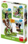 Puzzle set Krtek na louce baby