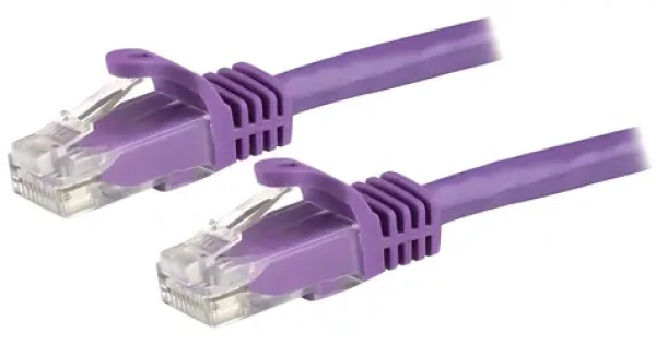 StarTech purpurová / Patch kabel / UTP / Cat6 / 15 m / Snagless (N6PATC15MPL)